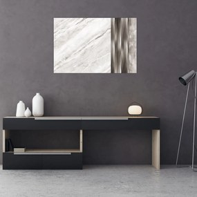 Tablou - Marmură cu linii argintii (90x60 cm)