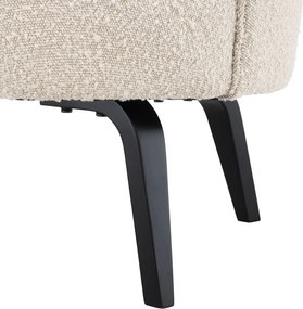 Fotoliu design elegant LUX Moretti, boucle crem 115039 HZ