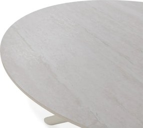 Masă de dining rotundă cu blat ceramic ø 119,5 cm Talia – Marckeric
