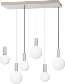 Ideal Lux - Candelabru LED suspendat pe cablu ODEON LED/39W/230V CRI 90 bej/alb