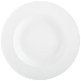 Farfurie adâncă din porțelan alb Mikasa Ridget, ø 30 cm