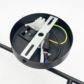 Brilagi - Lustră aplicată MALONY 4xE14/20W/230V neagră