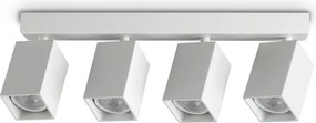 Plafoniera DYNAMITE PL4 LINEAR SQUARE BIANCO
