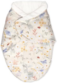 Sistem de infasare Bambus, Inchidere Velcro, Baby swaddle, Lunca Bej + Cadou Rucsacel