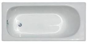 KRONER Cada baie, kroner, orient, fonta, incastrata, 150x70 cm, alb