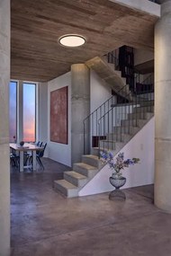 Osram - Plafonieră LED dimabilă ORBIS ULTRA SLIM LED/22W/230V, diam. 40 cm, neagră