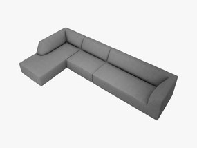Coltar 5 locuri Ruby stofa L366 cm