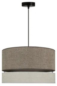 Lustră pe cablu Duolla DOUBLE 1xE27/15W/230V d. 40 cm maro/gri