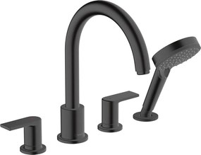 Baterie cada - dus Hansgrohe Vernis Shape 4 elemente negru mat