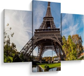 Tablou - Turnul Eiffel colorat (90x60 cm)