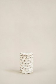 Set de Baie Lux Lindy, Crem, Dozator de sapun, Perie, Suport de periuta de dinti, Sapuniera, Coș de Gunoi