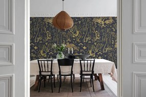 Fototapet, Dragon Garden, Gold, Rebel Walls