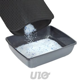 Covoraș pentru litiera de pisici 50x40 cm – Love Story