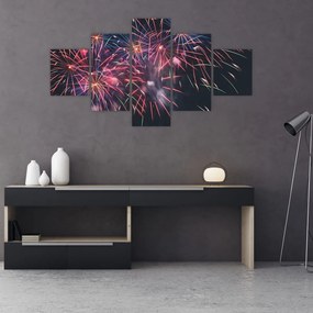 Tablou cu artificii (125x70 cm), în 40 de alte dimensiuni noi