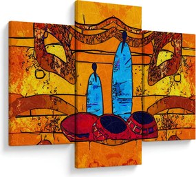 Tablou - Pictură străveche (90x60 cm)