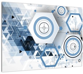 Tablou - Abstract geometric (70x50 cm)