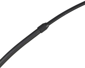 Lampă de podea modernă cu arc negru cu auriu - Arc Basic