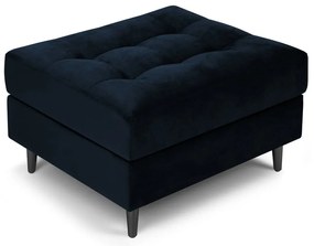 Taburet din catifea Milo Casa Santo, albastru