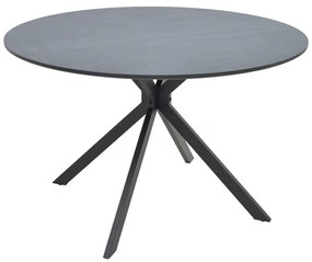 Masa Bucatarie/Dining  Rotunda Xenia MDF Finisaj Gri Diametru 120 Cm