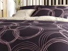 Lenjerie de pat din bumbac BUBBLES BLEND negru Dimensiune lenjerie de pat: 70 x 90 cm | 140 x 200 cm