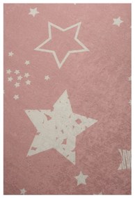 Covor copii Pink Stars, 100 x 160 cm