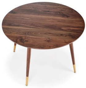 Set masa rotunda Domenico ø110 cm + 3 scaune K482 bej