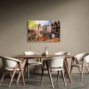 Tablou - Amsterdam, pictură (90x60 cm)
