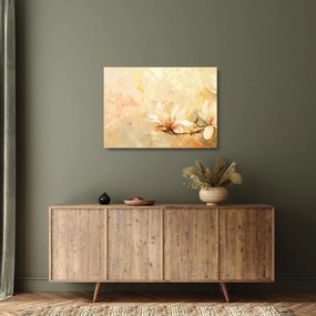 Tablou pe sticlă - Flori (70x50 cm)