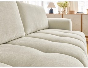 Canapea bej extensibilă/cu spațiu de depozitare 251 cm Fuji – Bobochic Paris