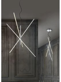 Lustră LED pe cablu dimabilă TIRIAC 3xLED/7,5W/230V Trio