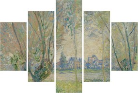 Tablou - Claude Monet, Woman Seated under the Willows, reproducere (150x105 cm)