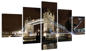 Tablou cu Londra -Tower Bridge (125x70 cm), în 40 de alte dimensiuni noi