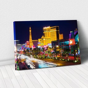 Tablou Canvas - Vegas in the night 80 x 125 cm
