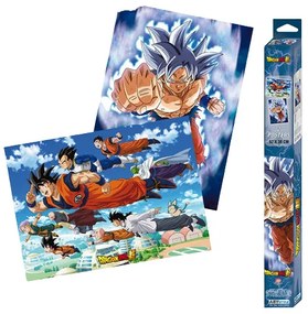 set 2 postere Dragon Ball - Goku