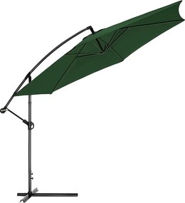 Umbrelă reglabilă AVENBERG SUNNY 300, diametru 3M, verde închis