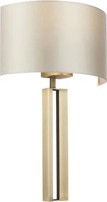 Lampă de perete Endon 95452, 1xE27/10W/230V, bej/auriu