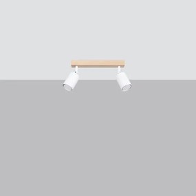 Spot Sollux SL.1286 VERDO 2xGU10/10W/230V alb