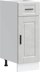 vidaXL Dulap de bază de bucătărie „Porto” Lemn prelucrat gri beton