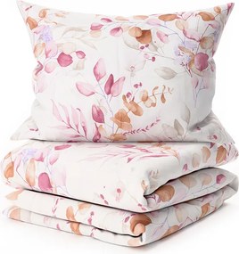 Lenjerie de pat din microfibra FLORANY albă Dimensiune lenjerie de pat: 70 x 90 cm | 140 x 200 cm