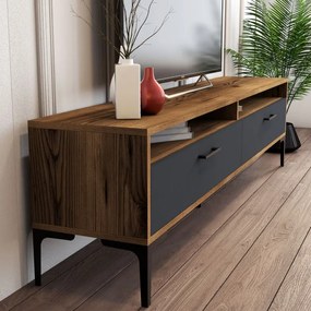 Comoda TV Istanbul - Walnut, Antracit