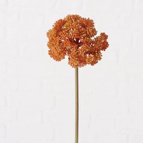 Planta decor, 35x11 cm, metal/plastic, portocaliu