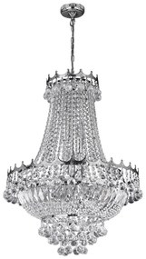 Lustra eleganta design LUX Versailles 9L crom
