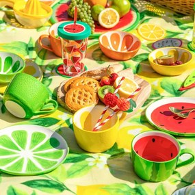 Altom Set de căni jumbo din ceramică Tropicanalămâie 470 ml, 2 buc.
