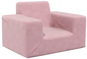 Canapea pentru copii, roz, plus moale Roz, Scaun