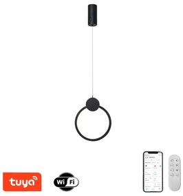 Lustră LED dimabilă pe cablu Immax NEO 07233L LITE OVALE LED/18W/230V Wi-Fi Tuya + telecomandă