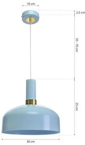 Lustră pe cablu MALMO 1xE27/60W/230V