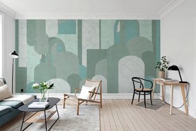 Fototapet, Lovely Arches, Green, Rebel Walls