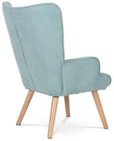 Fotoliu cu taburet BLUE2, turcoaz