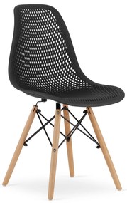 Scaun negru TROY