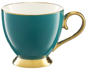Cana cafea/ceai, portelan, 400 ml, turcoaz, royal